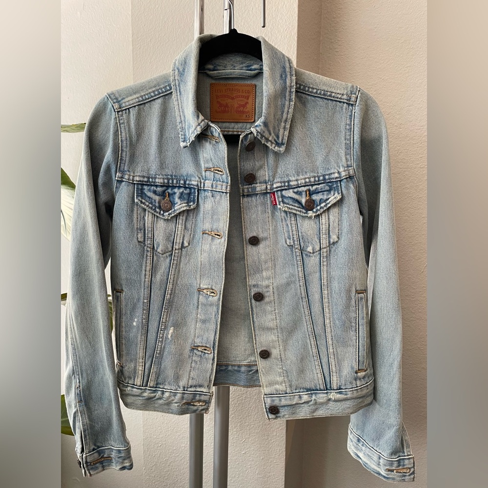 Levi’s The Original Trucker Denim Jacket - Light Blue - Size XS
